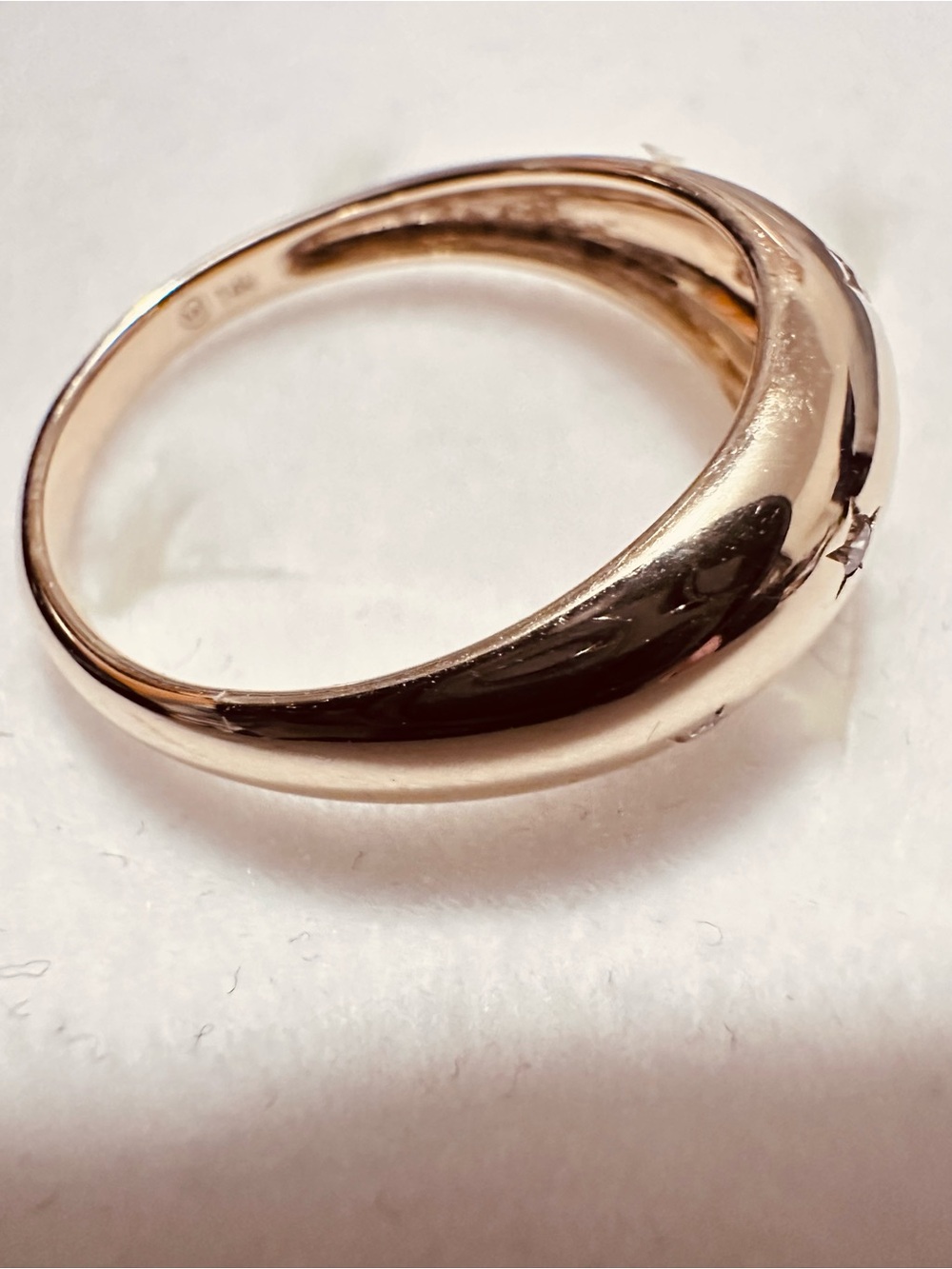 Mejuri | Ring | Mejuri Celestial Dome Ring | 14K and Natural Diamonds - Picture 3 of 10